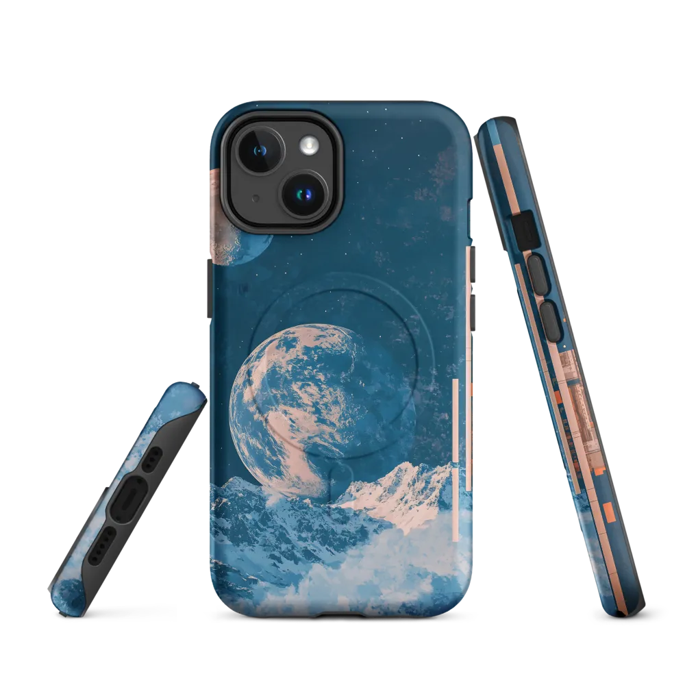 Cosmic Harmony: A Dance Among Celestial Bodies | Phone Case |  14 | MagSafe® Tough Case | Matte