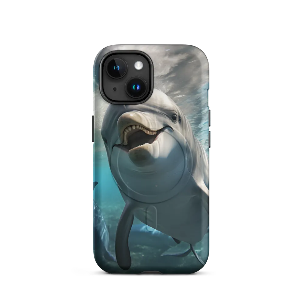 Beneath the Waves: A Dolphin's Dance