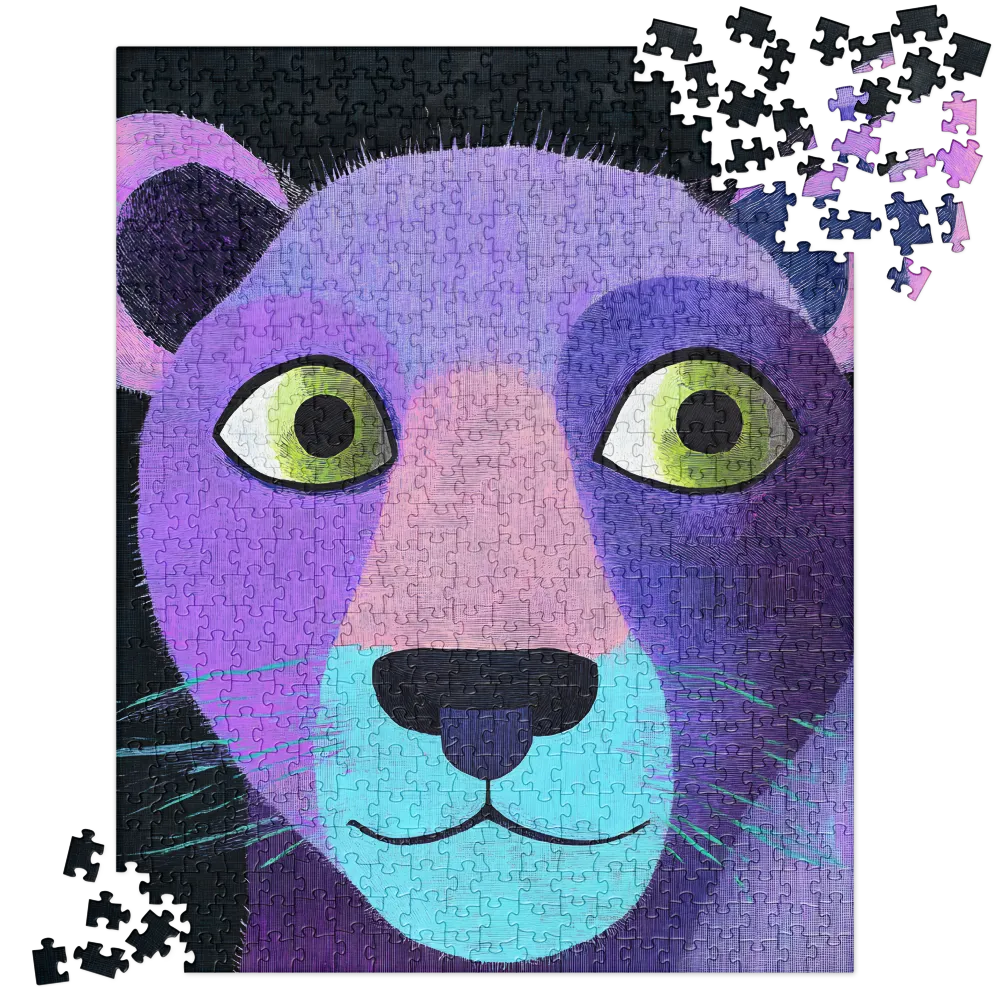 Playful Lion Portrait | Jigsaw Puzzle | 520 pieces