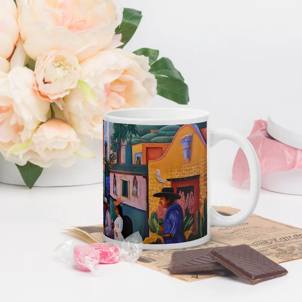 A Mosaic Journey Through Colorful Landscapes | Mugs | Multiple Sizes & Colors