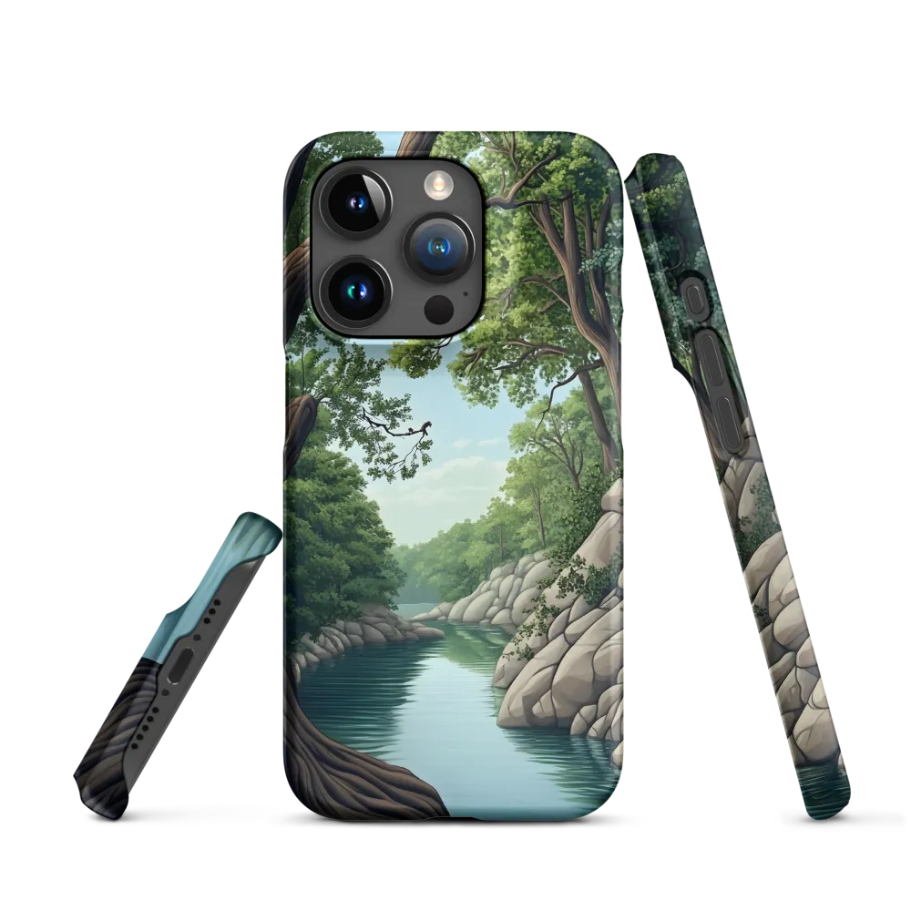 Tranquil Reflections: A Serene River Landscape