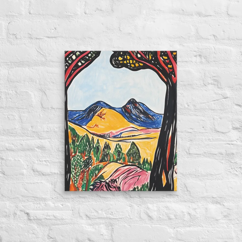 Vibrant Nature's Embrace | Canvas | 16″×20″