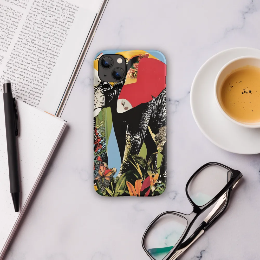 Harmony of Nature: The Elephant's Embrace | Phone Case |  14 Plus | Snap Case | Matte
