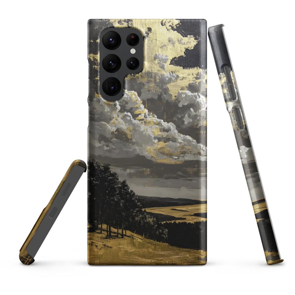 Golden Serenity in a Dramatic Sky | Phone Case |  S22 Ultra | Snap Case | Matte