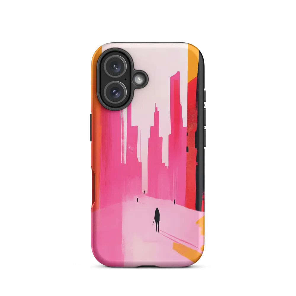 Urban Echoes in Pink | Phone Case |  16 | Tough Case | Matte