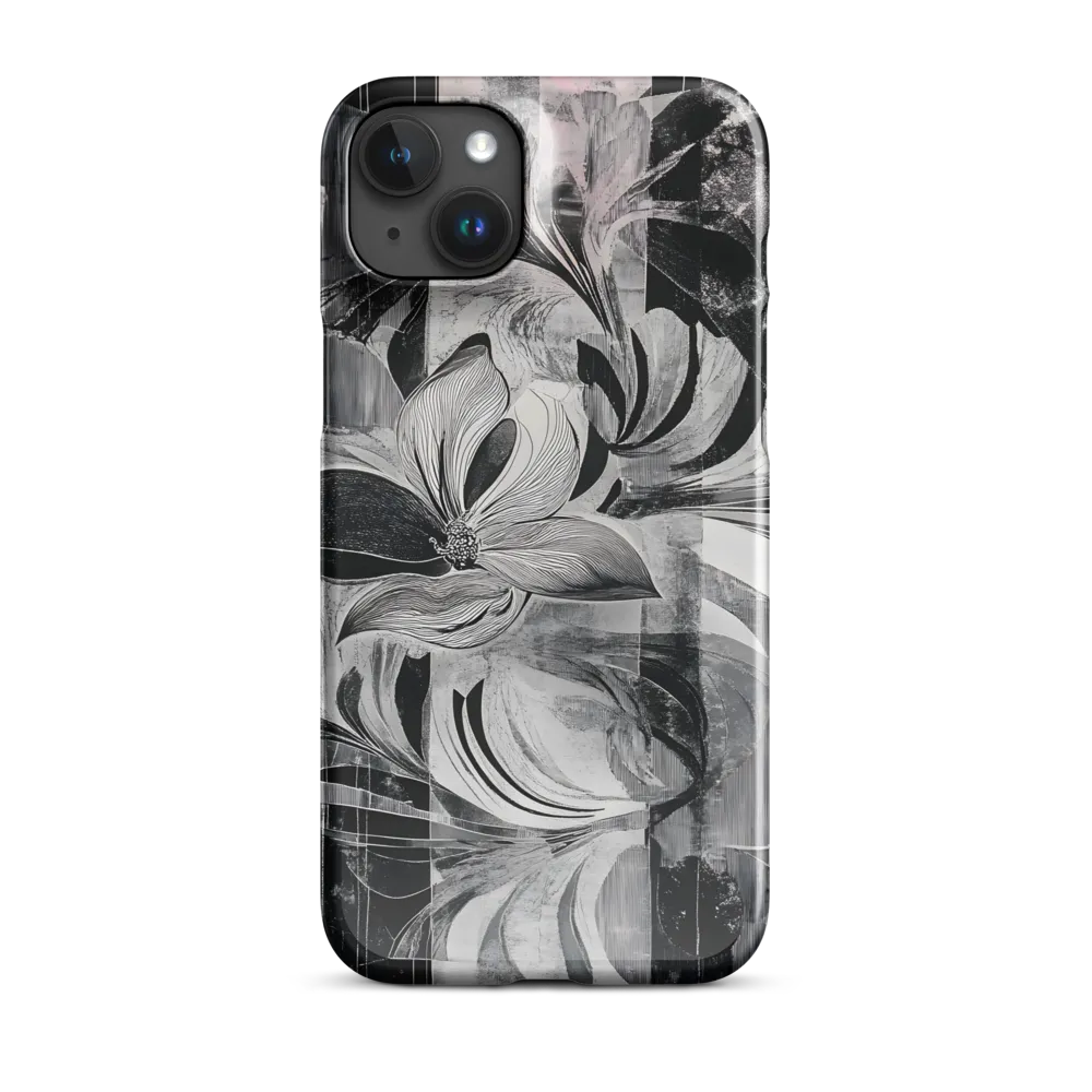 Floral Fusion in Monochrome