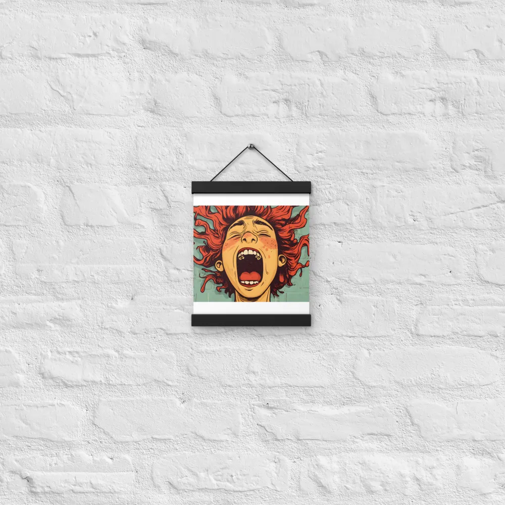 Fury Unleashed | Poster With Black Wood Hanger | 8″×10″