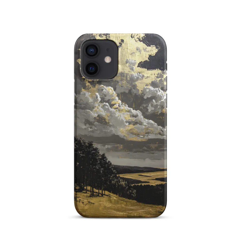 Golden Serenity in a Dramatic Sky