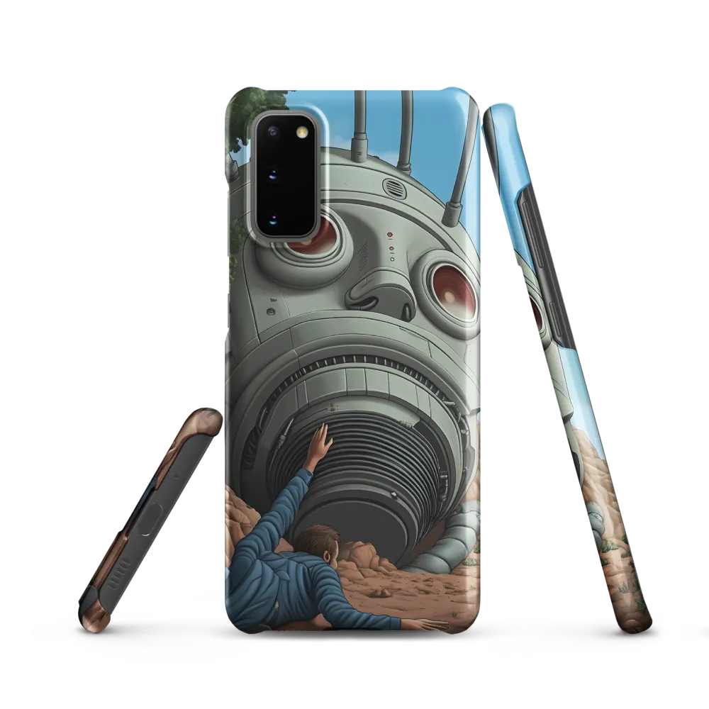 The Descent into Technological Abyss | Phone Case |  S20 | Snap Case | Matte