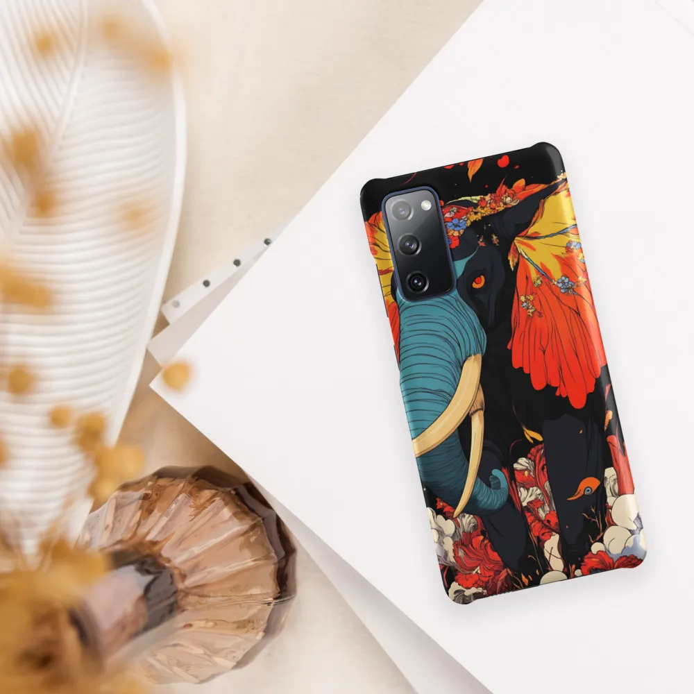 Majesty of the Floral Elephant | Phone Case |  S20 FE | Snap Case | Matte