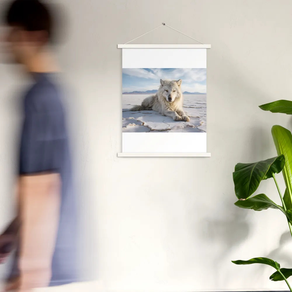 Guardian of the Salt Flats | Poster With White Wood Hanger | 18″×24″