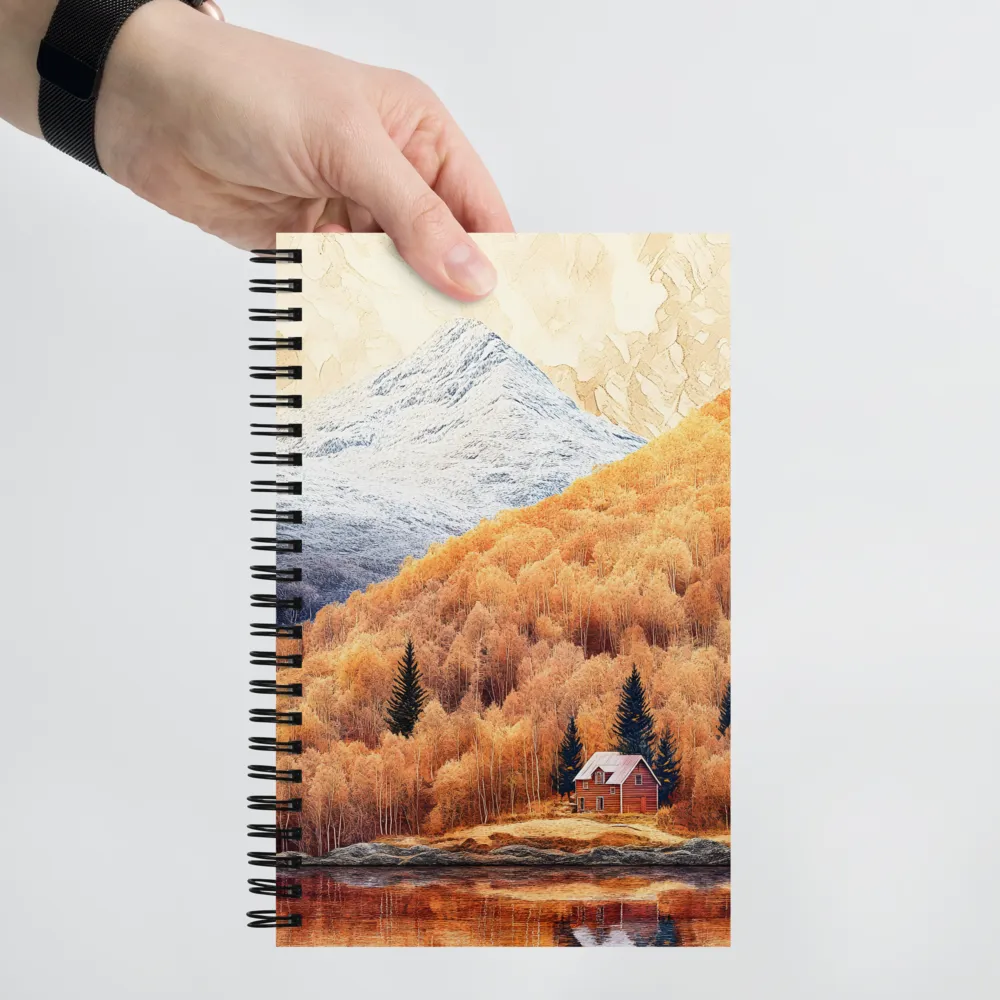 Tranquil Autumn Landscape | Spiral Notebook