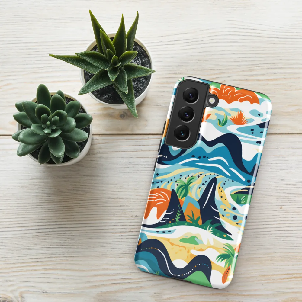 Abstract Tropical Landscape