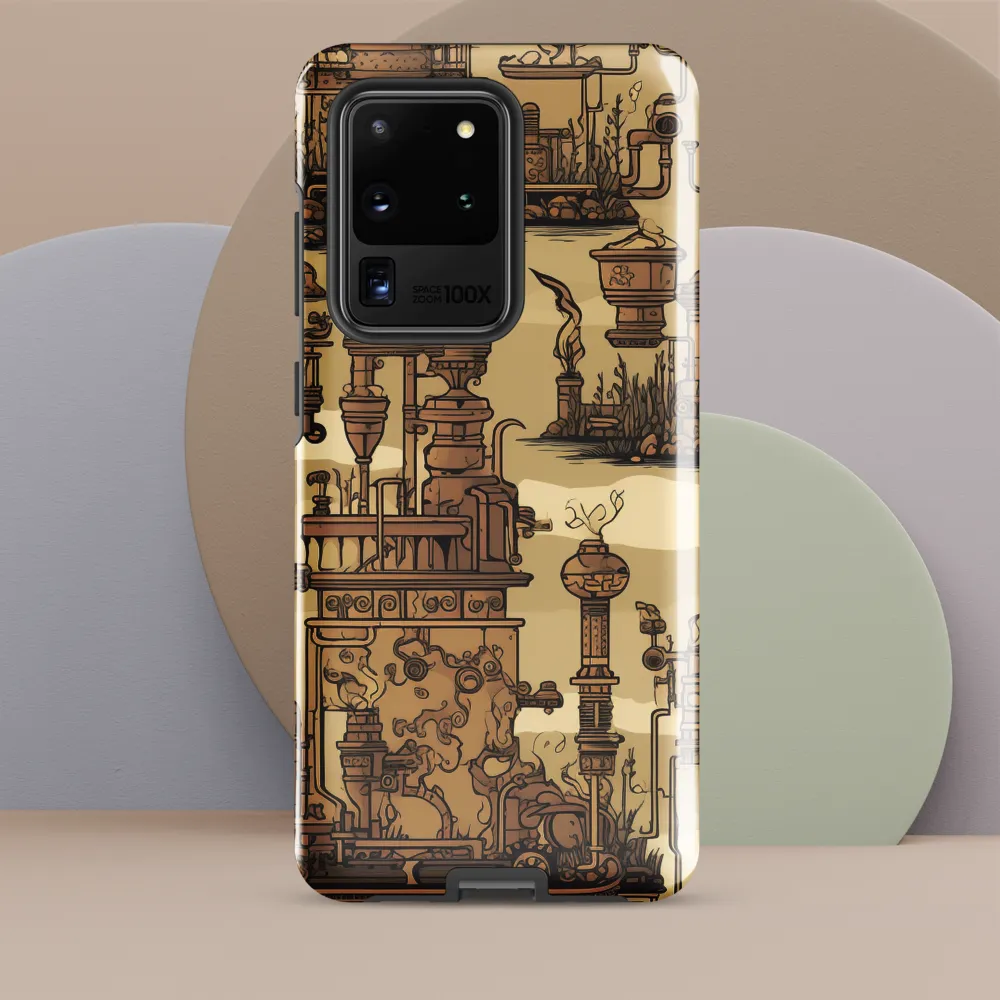 Whimsical Industrial Landscape