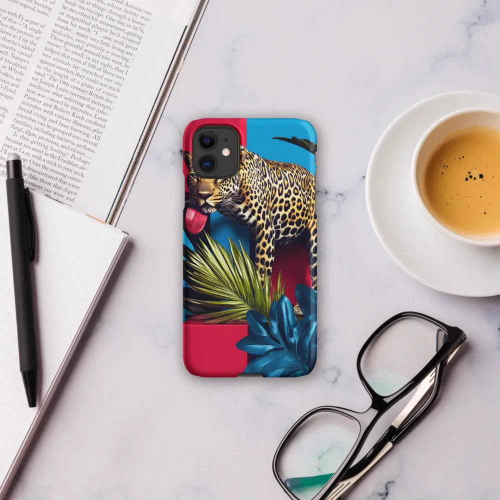 Playful Leopard in Vibrant Paradise