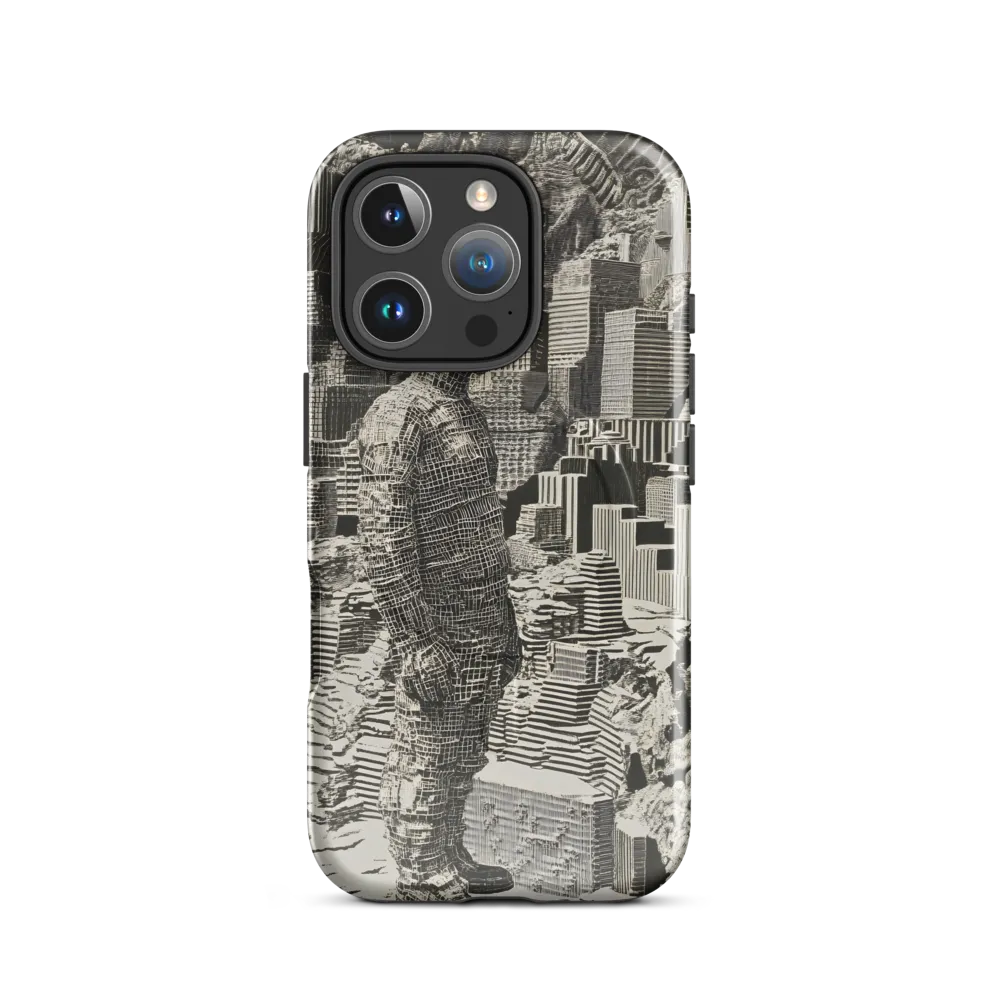 Contemplation in an Abstract Landscape | Phone Case |  16 Pro | MagSafe® Tough Case | Glossy