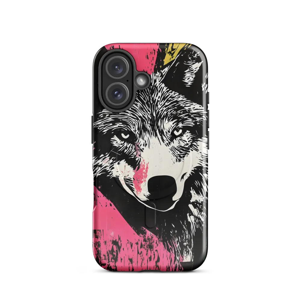 Intense Gaze of the Wolf