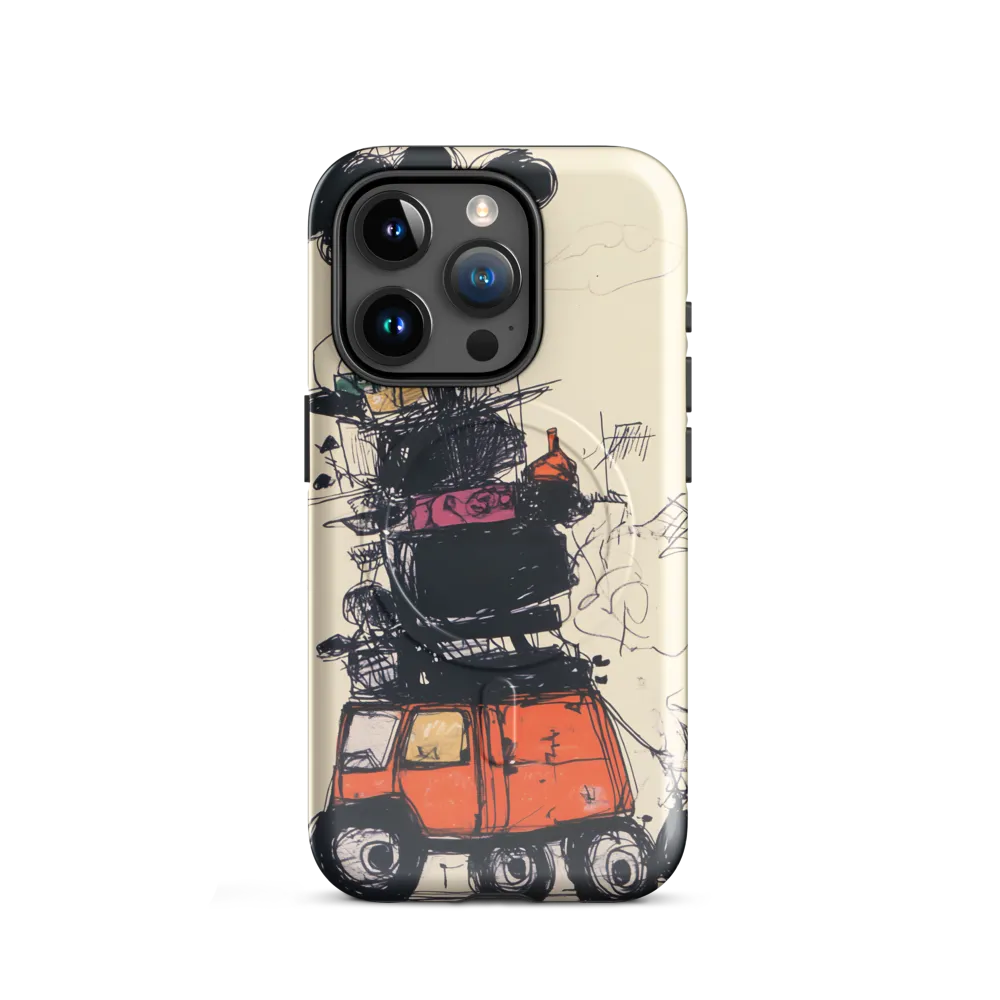 The Whimsical Hauler | Phone Case |  15 Pro | MagSafe® Tough Case | Glossy