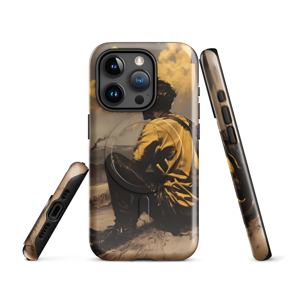 Reflections by the Shore | Phone Case |  15 Pro | MagSafe® Tough Case | Glossy