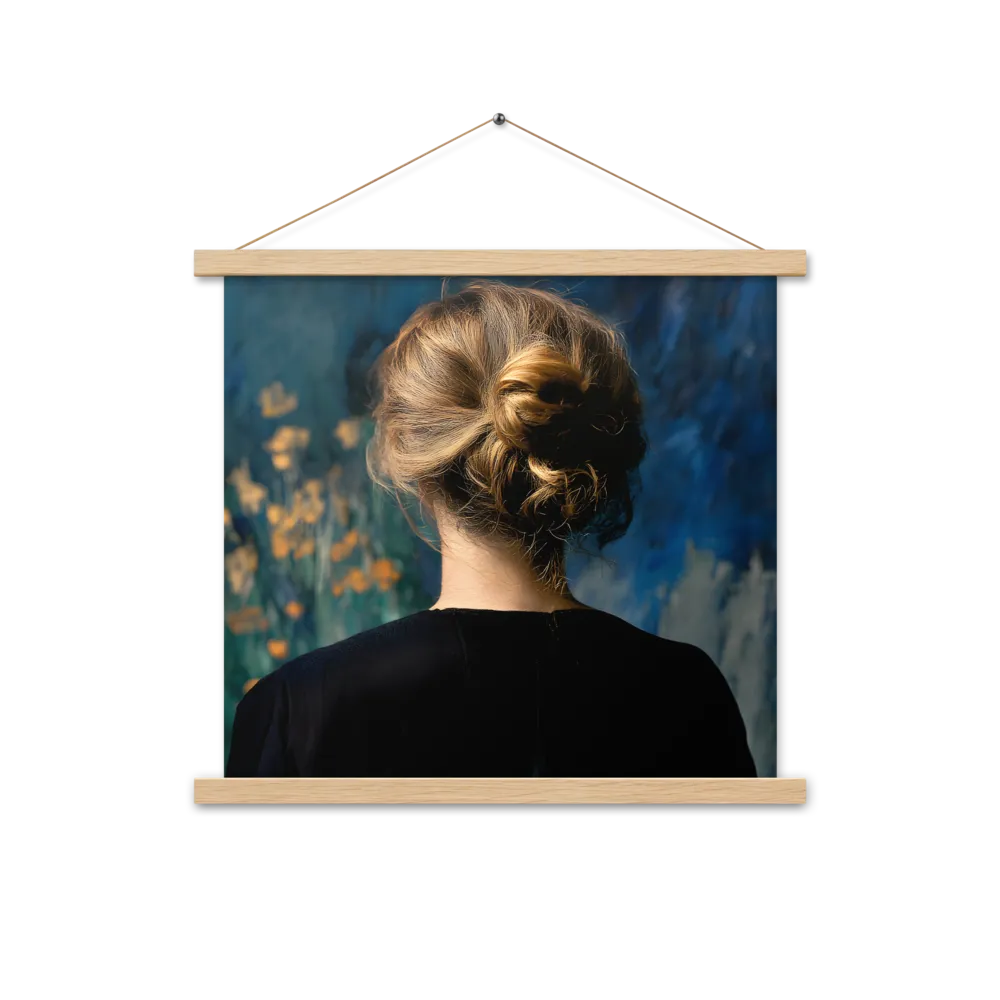 Whispers of Tranquility | Poster With Oak Wood Hanger | 18″×18″