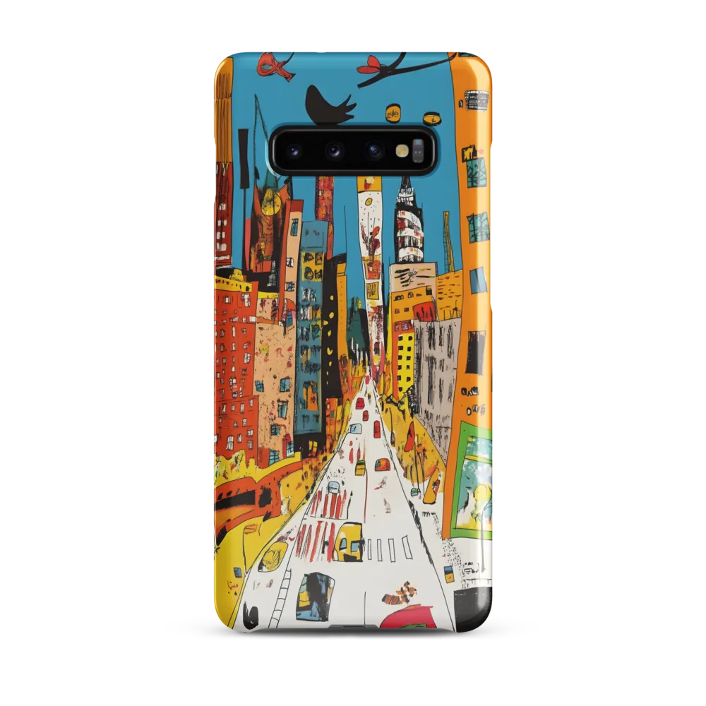 Whimsical Urban Symphony | Phone Case |  S10 Plus | Snap Case | Glossy