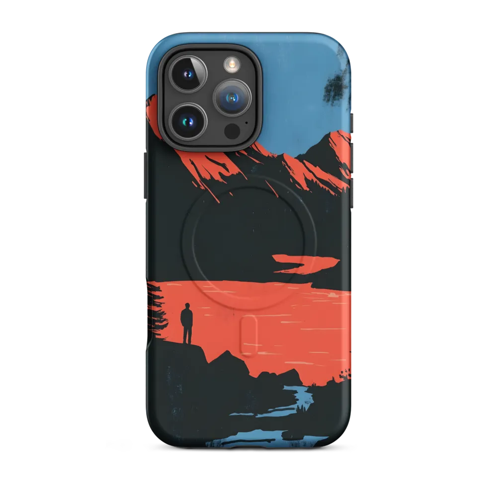 Serenity in Contrast | Phone Case |  16 Pro Max | MagSafe® Tough Case | Matte