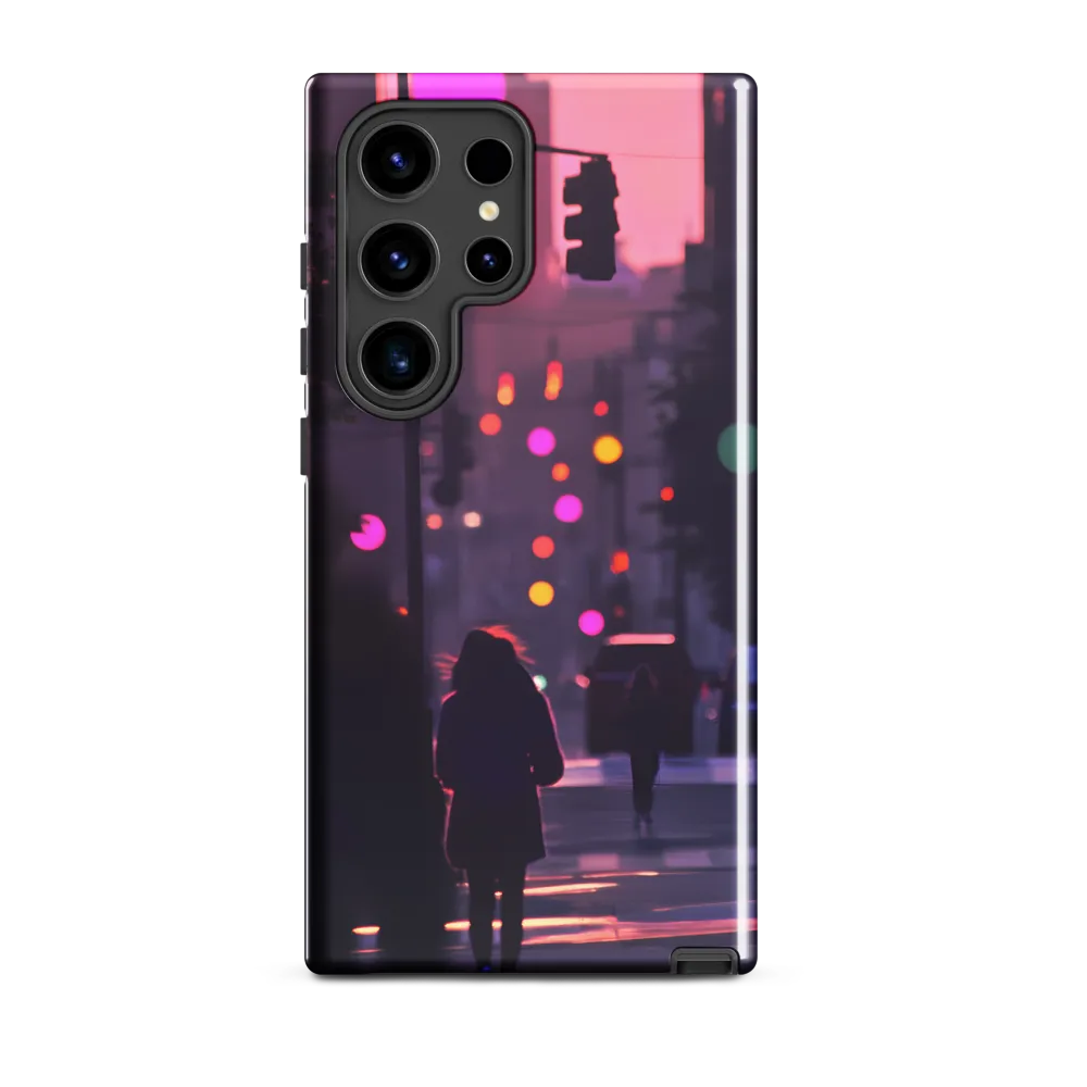 City Silhouettes at Dusk | Phone Case |  S24 Ultra | Tough Case | Glossy