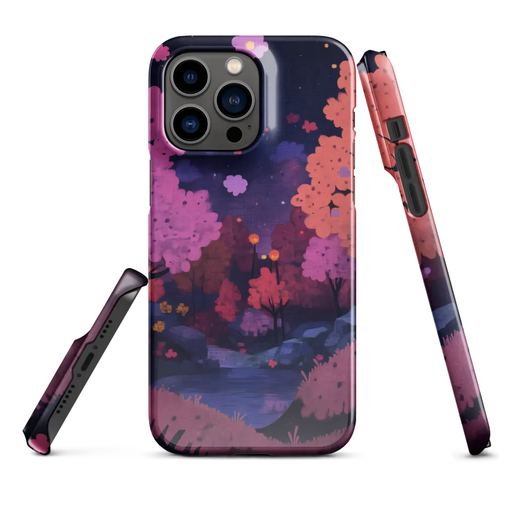 Whispers of Spring: A Serene Landscape | Phone Case |  14 Pro Max | Snap Case | Glossy