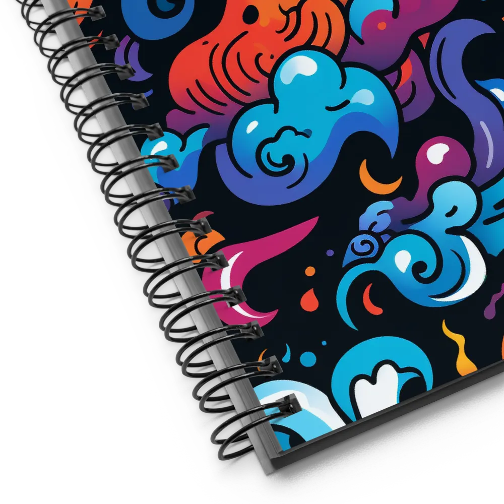 Whirlwind of Color and Light | Spiral Notebook