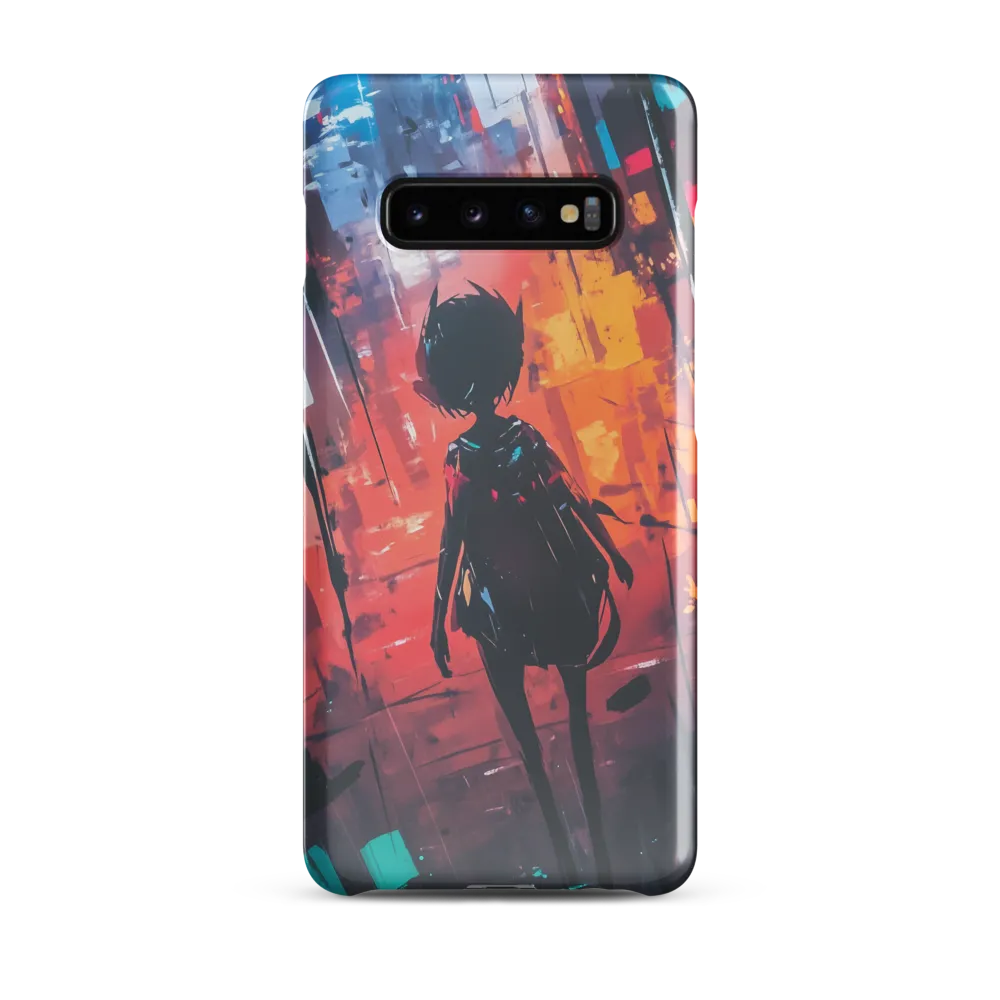 Silhouette in the Urban Abyss | Phone Case |  S10 Plus | Snap Case | Glossy