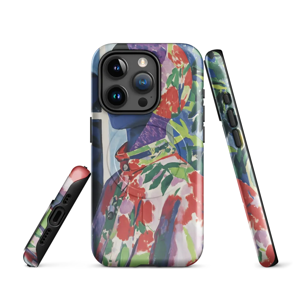 Tranquil Blossoms | Phone Case |  15 Pro | MagSafe® Tough Case | Glossy