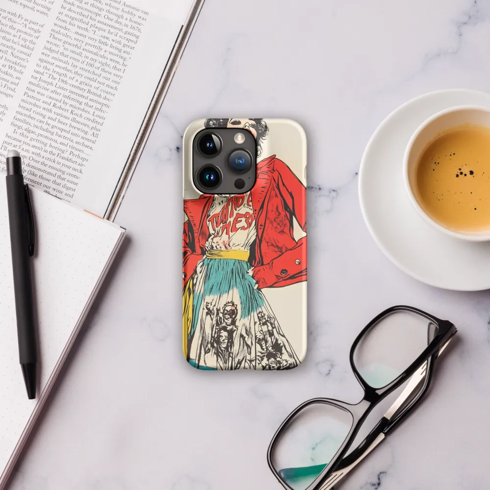 Vibrant Elegance: A Pop Art Fashion Statement