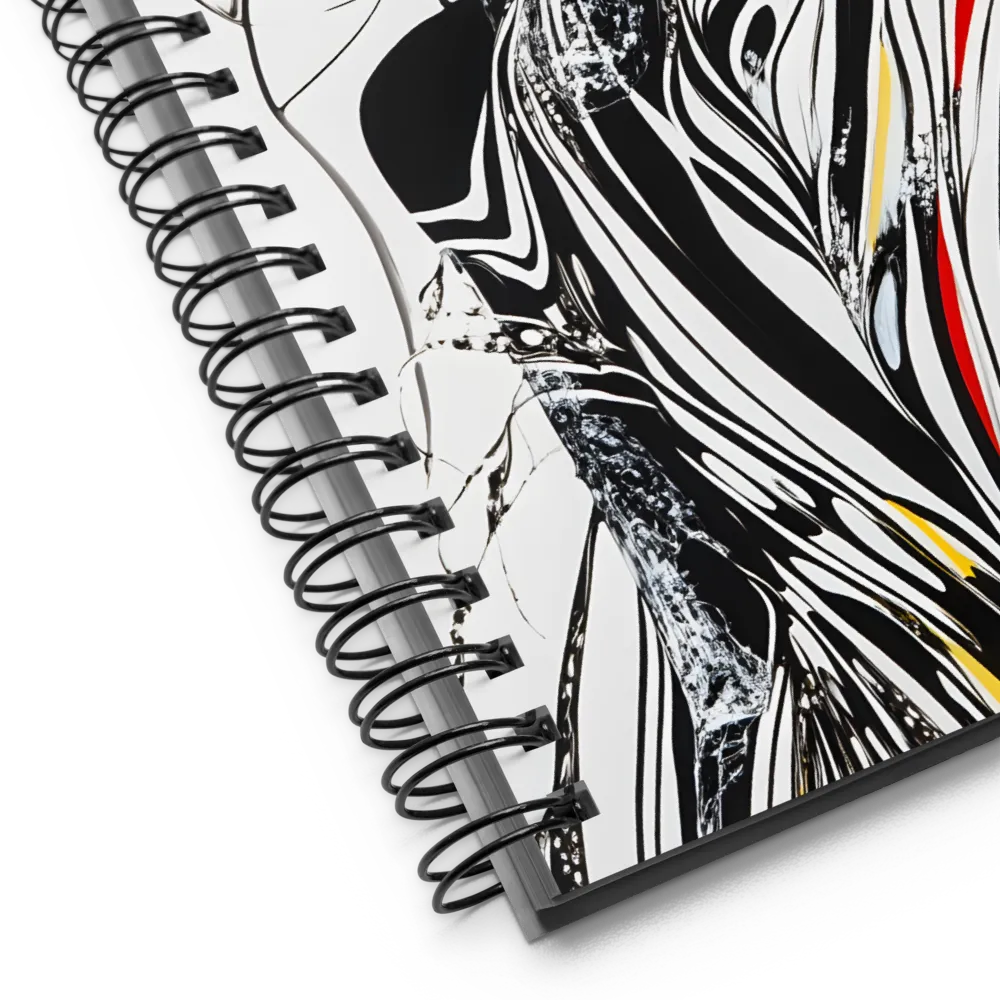 Whispers of the Abstract | Spiral Notebook