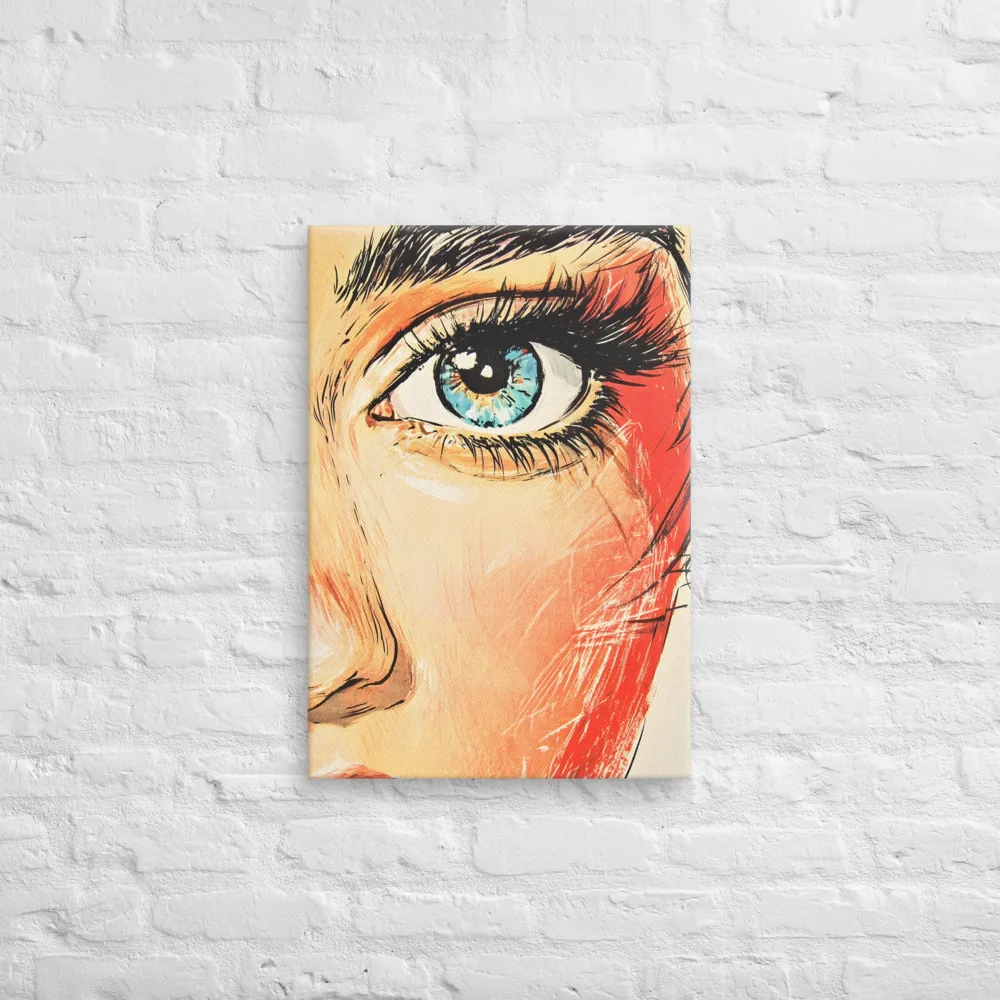 Gaze of Emotion | Canvas | 18″×26″