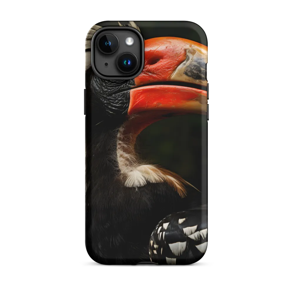 Majesty of the Hornbill | Phone Case |  15 Plus | Tough Case | Matte