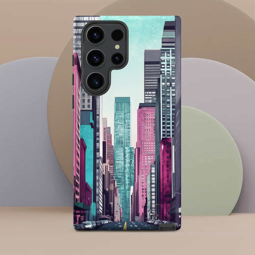 Urban Vibes: A Modern Cityscape | Phone Case |  S23 Ultra | Tough Case | Matte
