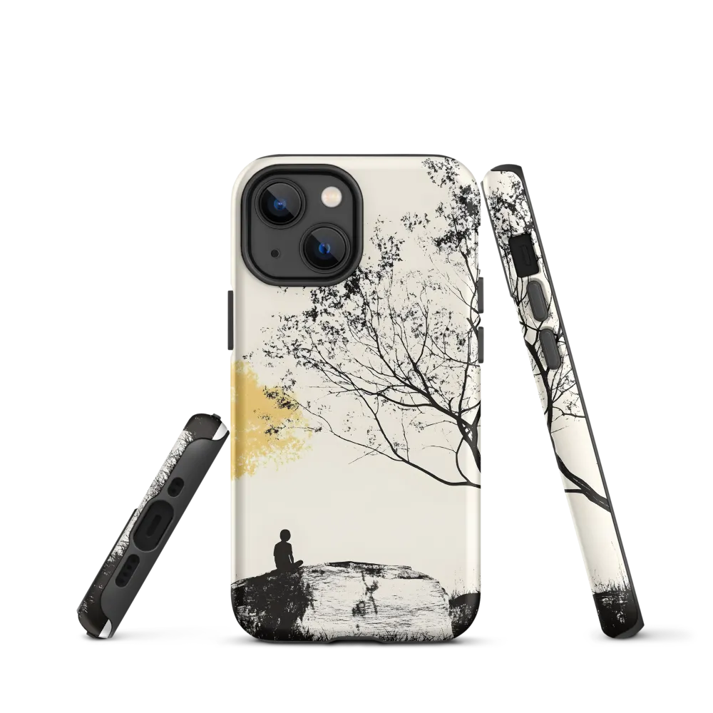Whispers of Solitude | Phone Case |  13 mini | Tough Case | Matte