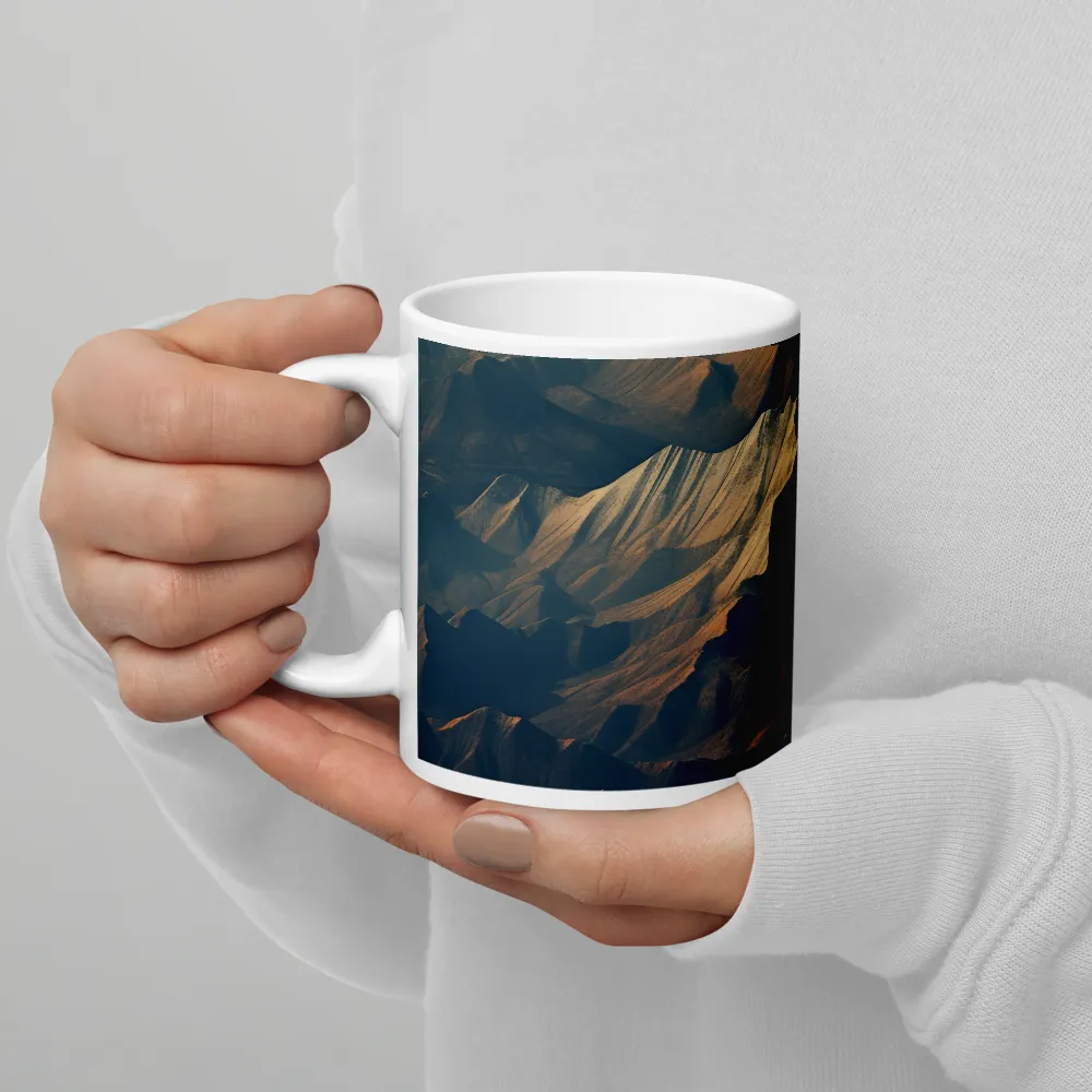 Majestic Mountains: An Aerial Serenity | Mugs | Multiple Sizes & Colors