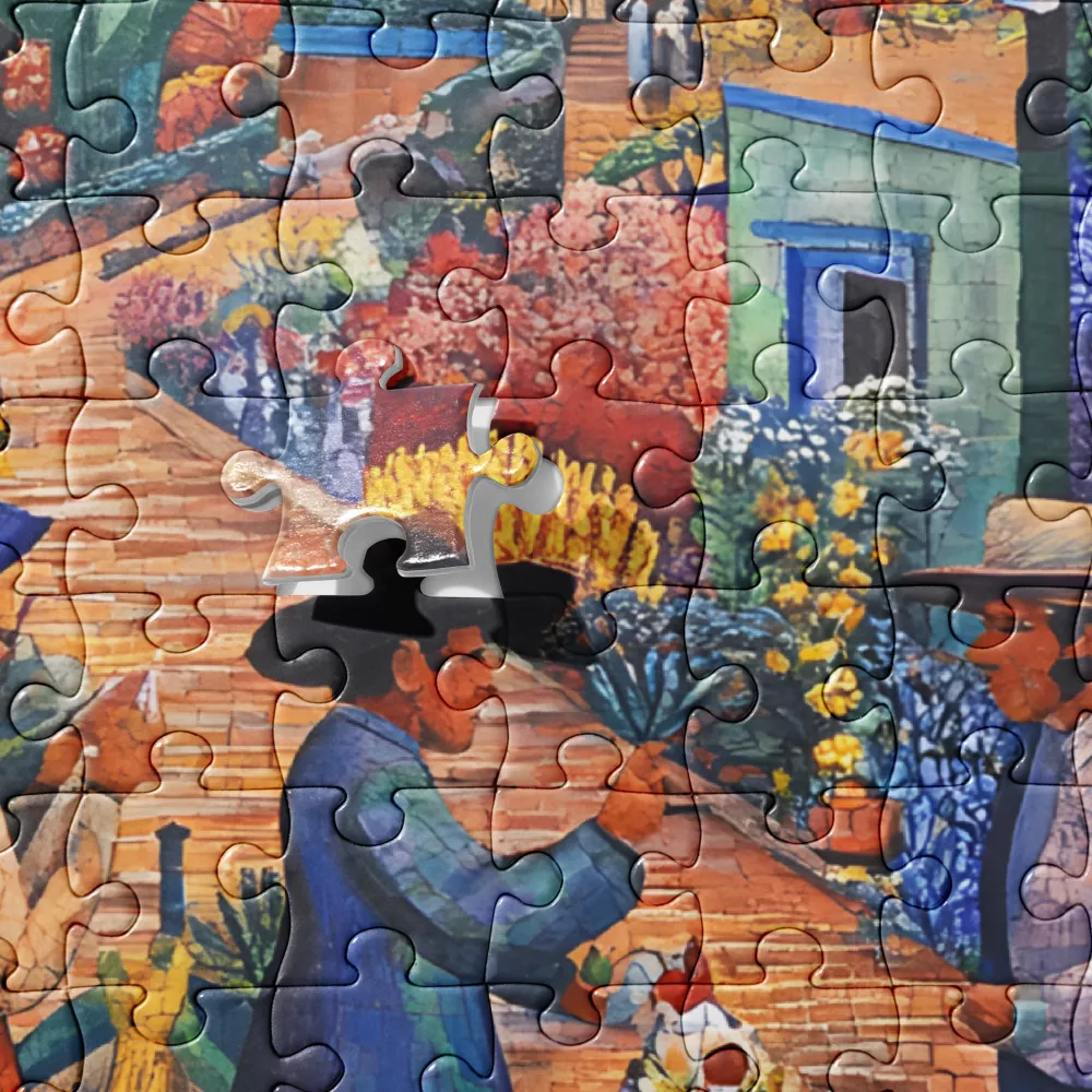 A Mosaic Journey Through Colorful Landscapes | Jigsaw Puzzle | 252 pieces