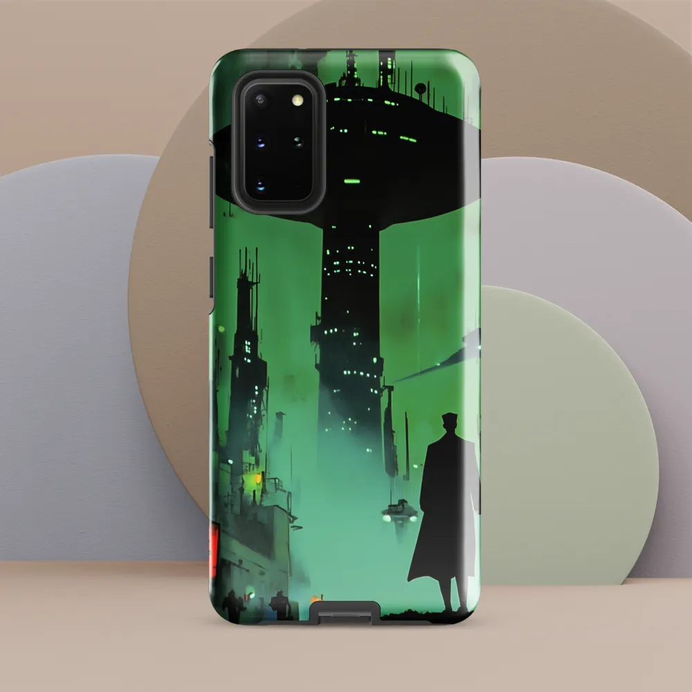 Green Spire Over the City