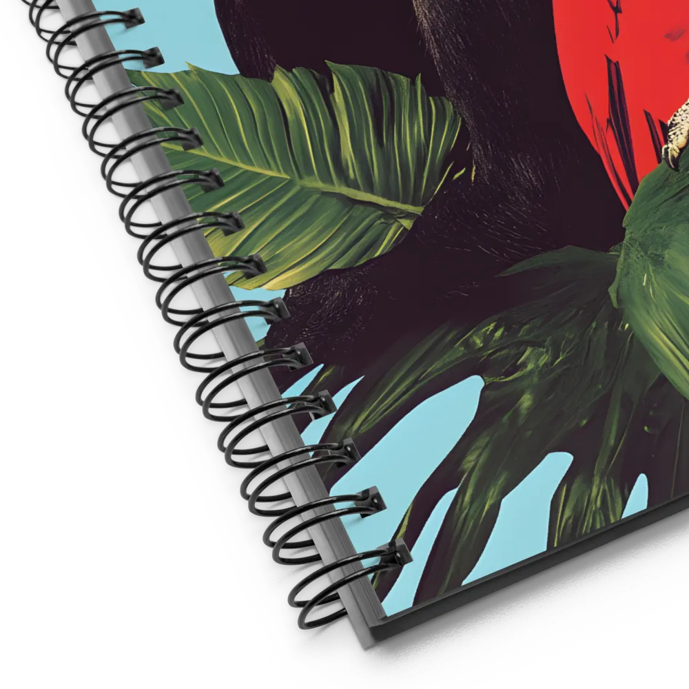 Tropical Harmony: A Celebration of Wildlife | Spiral Notebook