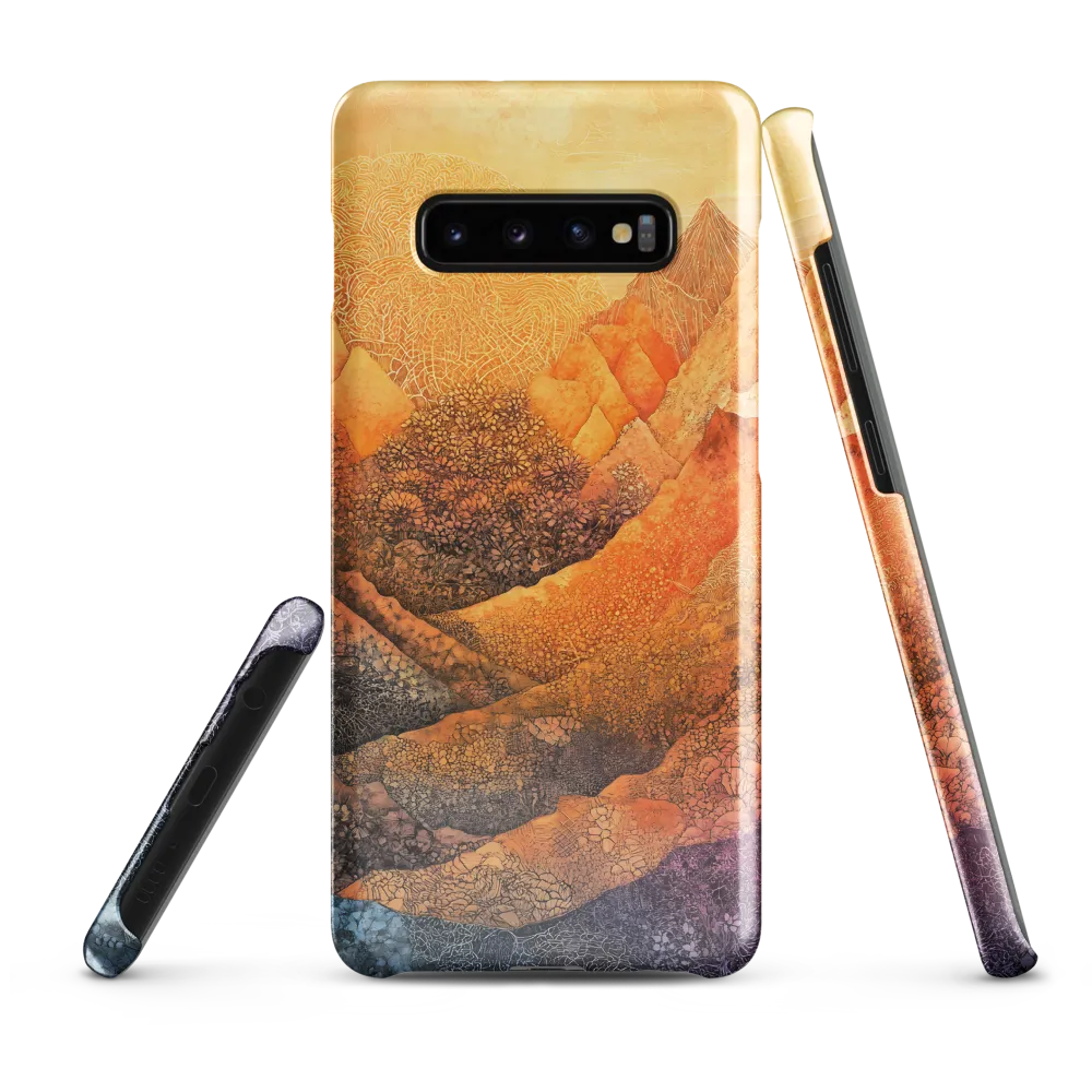 Serene Peaks of Color | Phone Case |  S10 Plus | Snap Case | Glossy