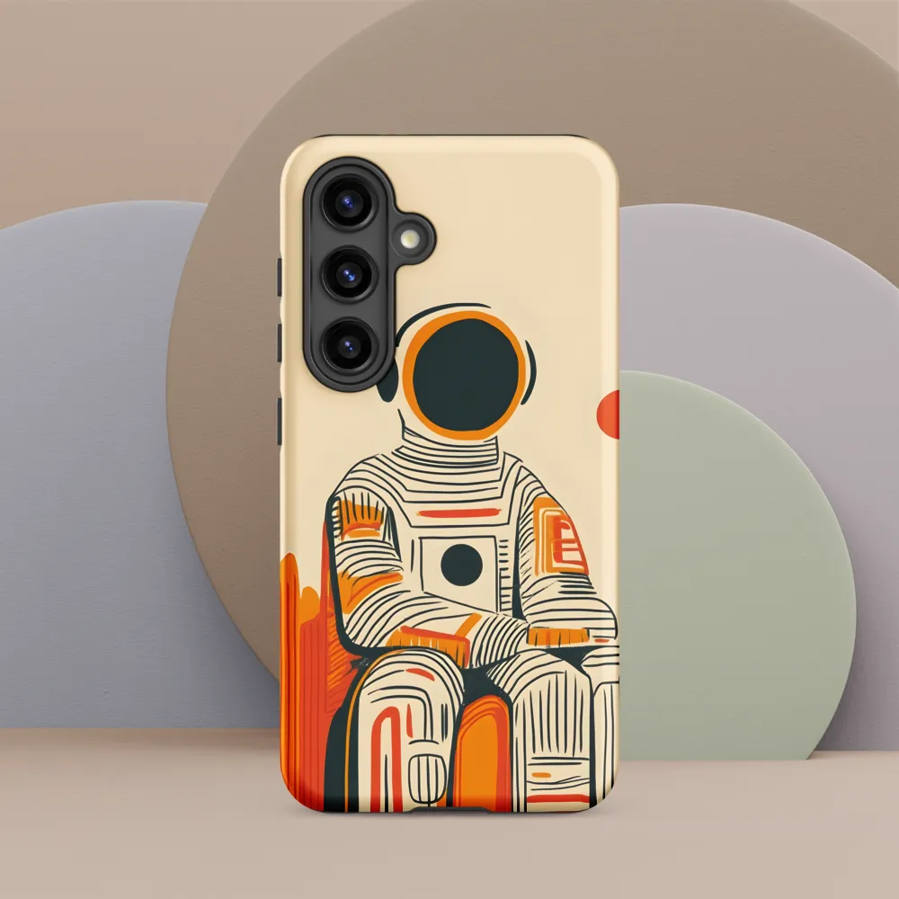 Contemplation of the Stars | Phone Case |  S24 | Tough Case | Matte