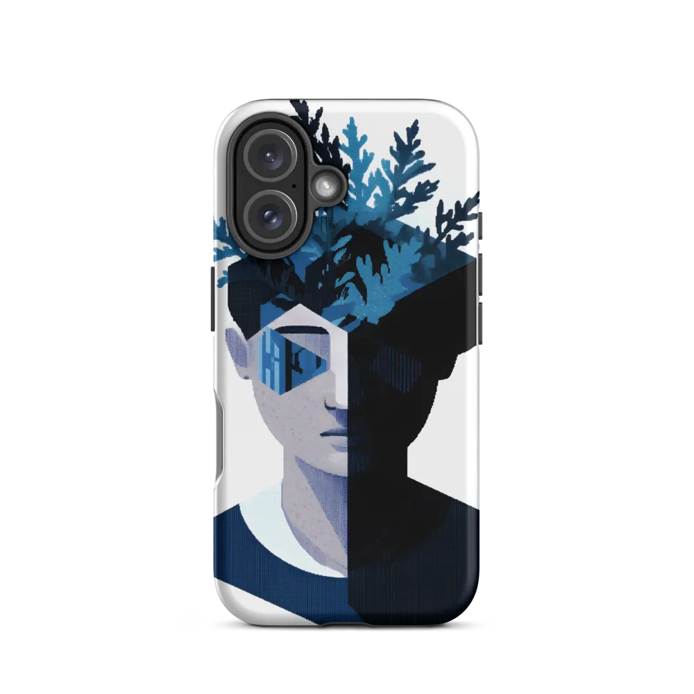 Nature's Reflection in a Surreal Portrait | Phone Case