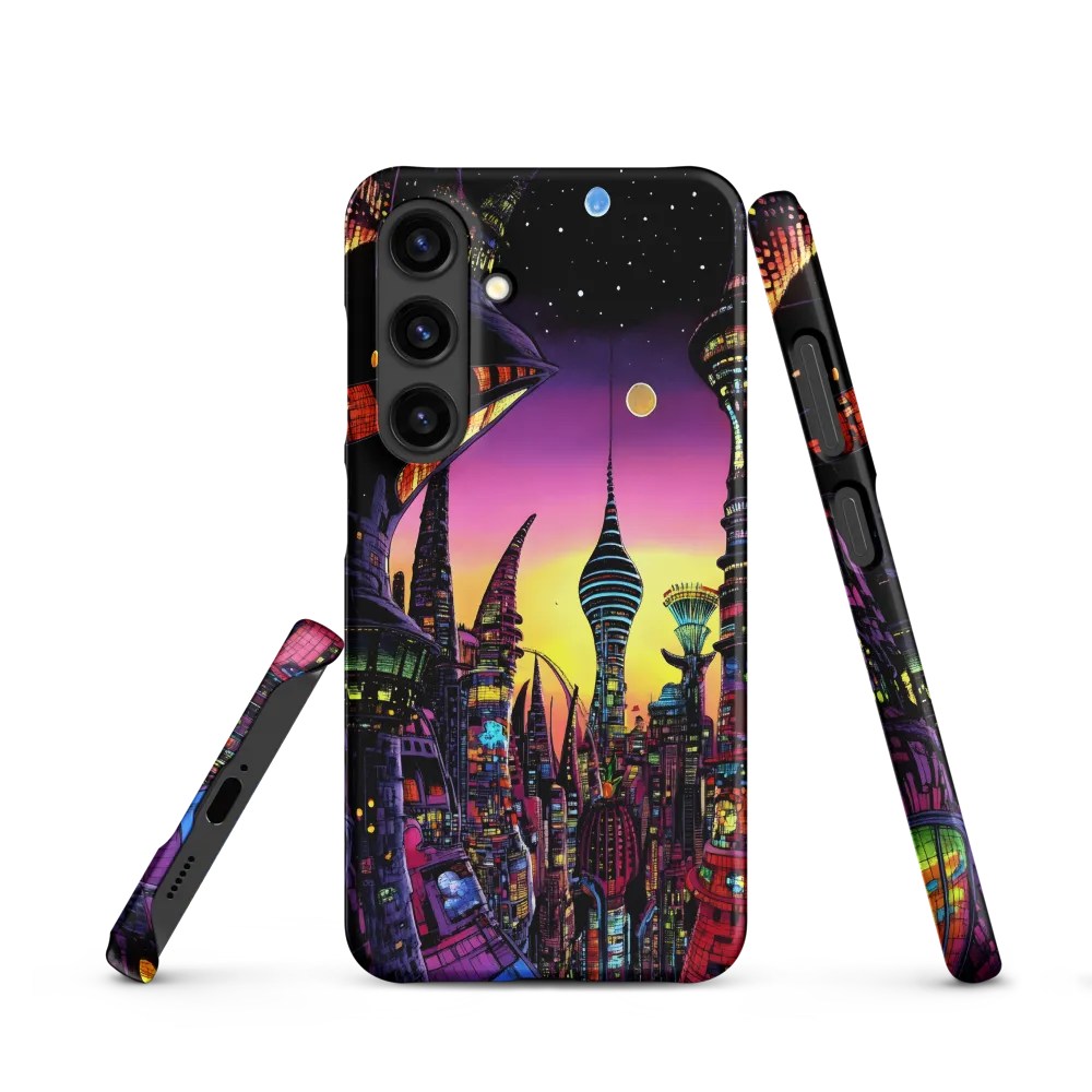 Futuristic Cityscape at Dusk