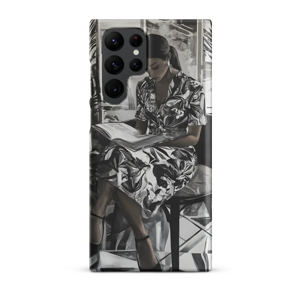 Serenity in Black and White | Phone Case |  S22 Ultra | Snap Case | Matte
