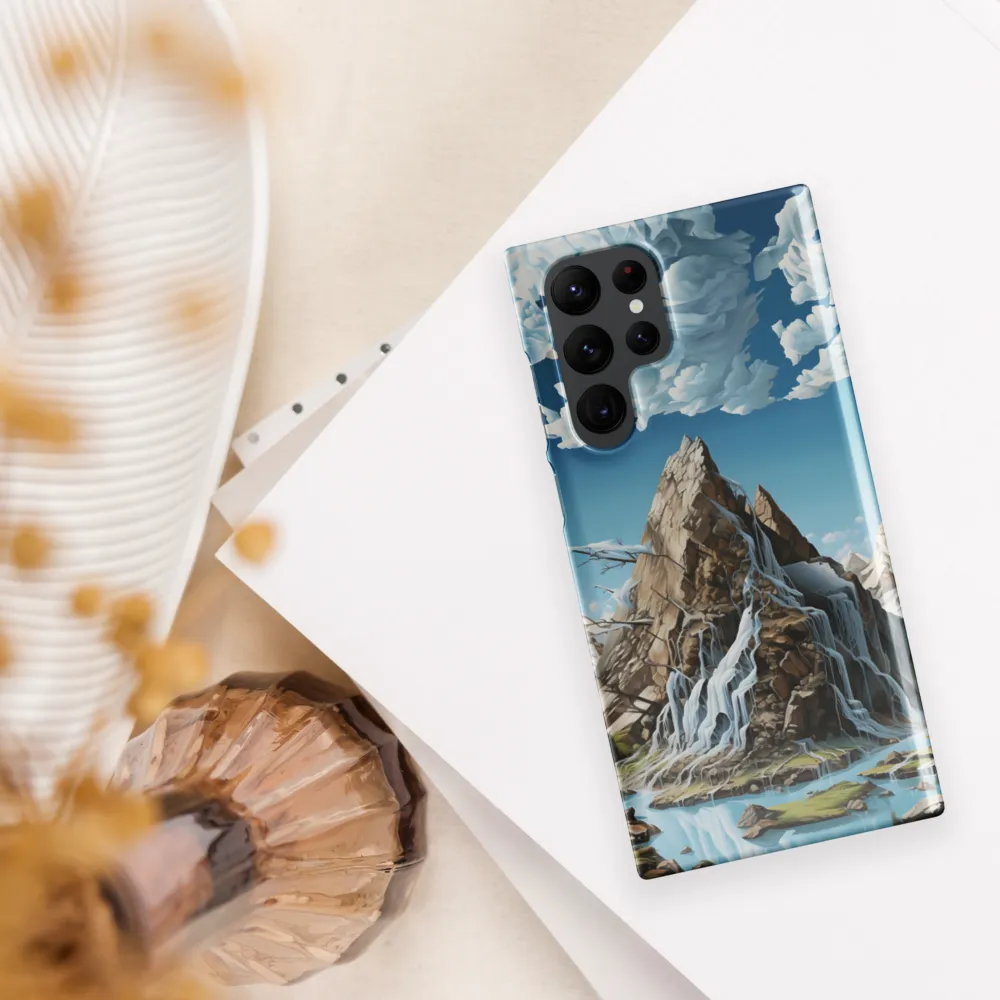 Majestic Cascade: A Mountain Masterpiece