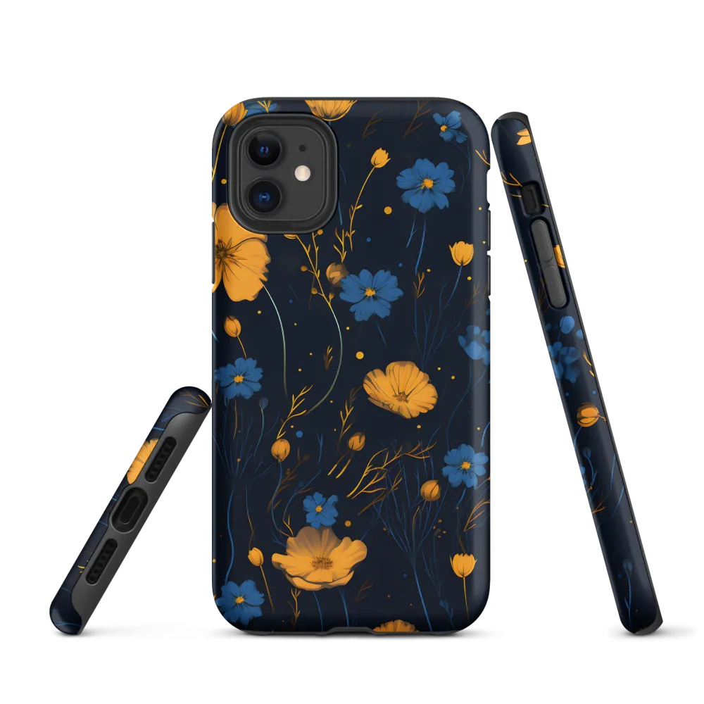 Nocturnal Blossoms | Phone Case |  11 | Tough Case | Matte