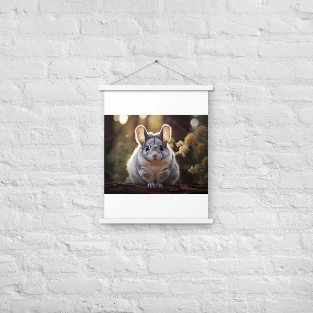 Curious Chinchilla in the Forest