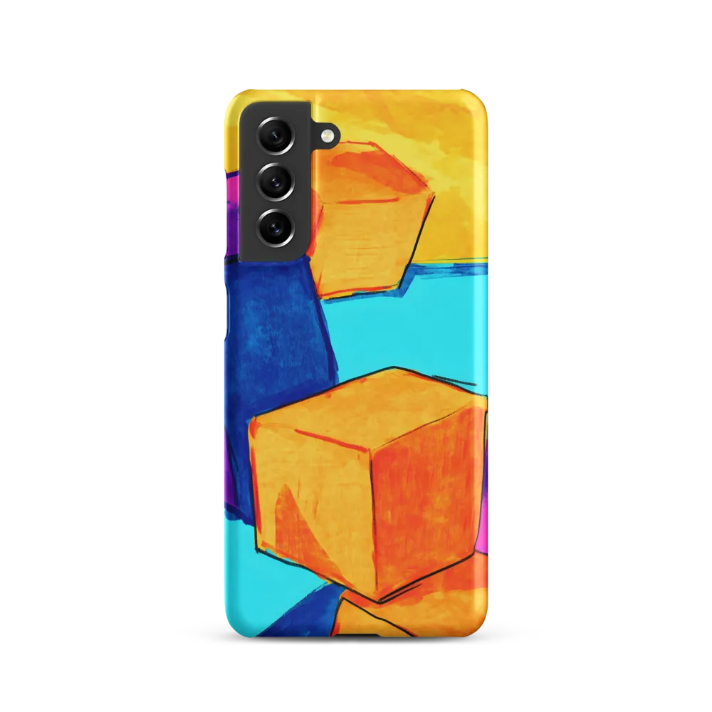 Playful Cubes in Vibrant Harmony